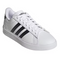 ADIDAS GRAND COURT 2.0 WOMENS SNEAKERS - SIZE: WOMEN 7.5 - WHITE/BLACK - Like New