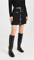 B0BWBFN89N Sam Edelman Mable Equestrian Boot Black Leather 6.5 Medium - Brand New