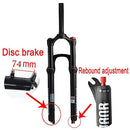 LANXUANR 26/27.5/29" Magnesium Alloy Mountain Bike Fork Matte Black - Brand New