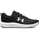 UNDER ARMOUR MEN CHARGED ASSERT 10 RUNNING BLACK/BLACK/WHITE SIZE 11 - Like New