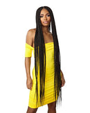 Sensationnel 4X4 Braid Lace Wig Cloud 9 Swiss Front Box Braid X-Large 50'' 613 - Like New
