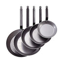 DE BUYER 5110.28 Lyonnaise Frying Pan Heavy Quality Steel, 28 cm - Brand New