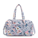 27295-18476 VERA BRADLEY TWILL LARGE TRAVEL DUFFLE BAG PARISIAN BOUQUET NOS - Like New