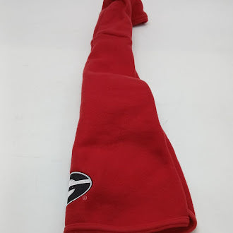 ALL STAR DOGS UNIVERSITY OF GEORGIA THEMED FLEECE PONCHO 40-60 LBS 22-29IN - RED - Brand New