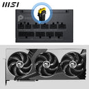 MSI PRO A850PL PCIE5, Fully Modular Gaming 850W Power Supply, 80+ Platinum - Like New