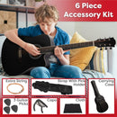 HEY! PLAY! STORE 41IN ACOUSTIC GUITAR KIT HEY PLAY 80-TT0079 - BLACK - Like New