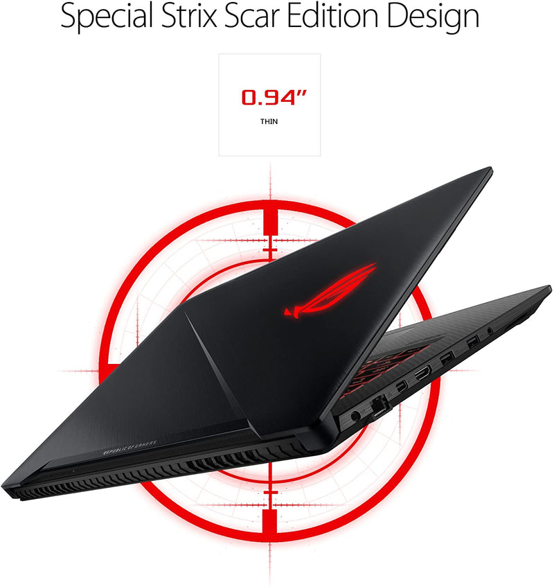ASUS ROG STRIX 17.3"FHD I7-8750H 16 256GB SSD 1TB HDD GTX 1070 GL703GS-DS74 - Like New