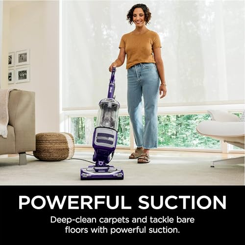 SHARK NV586 POWERFUL SUCTION NAVIGATOR POWERED LIFT-AWAY UPRIGHT VACUUM - PURPLE - Like New