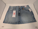 CELEBRITY PINK WOMEN'S CHARMED MINI SKIRT - SIZE: WOMEN 2XL - LIGHT WASH - Brand New