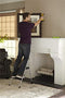 11308PBL1E COSCO 2-STEP BIG STEP STEEL STEP STOOL - GRAY - Like New