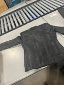 KYZER KRAFT LEATHER MOTO JACKET - SIZE: WOMEN S - BLACK - Like New