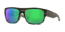COSTA DEL MAR 6S9033 SAMPAN SUNGLASSES 60MM - MATTE REEF/GREEN MIRROR - Like New