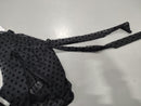 FOREVER 21 WOMEN KNIT TOP/TURTLENECK MESH POLKA DOT SHIRT SIZE: WOMEN S - BLACK - Brand New