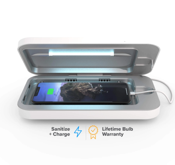 PHONESOAP 3: UV PHONE SANITIZER AND CHARGER - WHITE - Like New