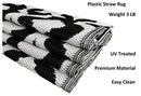 BalajeesUSA Outdoor Rugs - 2 PK 5x7 Grey, Reversible Plastic Straw mats - Brand New
