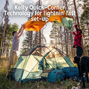 KELTY WIRELESS FREESTANDING CAMPING TENT 2 PEOPLE HUGE INTERIOR - GREEN - Like New