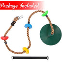 SUNNYGLADE 6.5FT CLIMBING ROPE TREE SWING SEAT SEAT SET WITH DISCS - MULTICOLOR - Like New