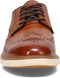 COLE HAAN MEN'S GO-TO WING OXFORDS - SIZE: MEN 10 - BRITISH TAN - Like New