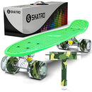 Skatro Mini Cruiser Skateboard. 22x6inch Retro Style Board Comes Complete - Brand New