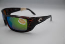 COSTA DEL MAR MEN'S SUNGLASSES, TORTOISE GREEN MIRROR 580G POLARIZED - Like New