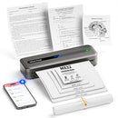 PHOFUTA PORTABLE PRINTER, M832 WIRELESS BLUETOOTH INKLESS, MULTI-SIZE - GRAY - Like New