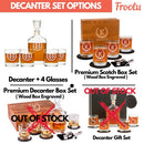 Personalized Whiskey Decanter Set B0829F455Z - Brown - Brand New