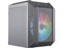 Cooler Master MasterCase H100 Mini-ITX PC Case with 200mm RGB Fan, Fine