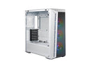 Cooler Master MasterBox 520 Mesh White Edition Airflow ATX Mid-Tower, Mesh Front