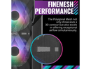 Cooler Master TD500 Mesh V2 Black Gaming Airflow ATX Mid-Tower Case, Polygonal