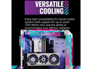 Cooler Master TD500 Mesh V2 White Gaming Airflow ATX Mid-Tower Case, Polygonal