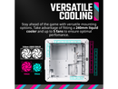 Cooler Master Q300L V2 White Micro-ATX Tower, Magnetic Patterned Dust Filter,