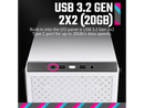 Cooler Master Q300L V2 White Micro-ATX Tower, Magnetic Patterned Dust Filter,