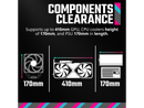 Cooler Master MasterBox 600 ATX Black Mid-Tower Case, Back-Connected Motherboard