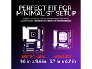 Cooler Master Elite 302 White Micro-ATX High Airflow Minimalist PC Case, 365mm