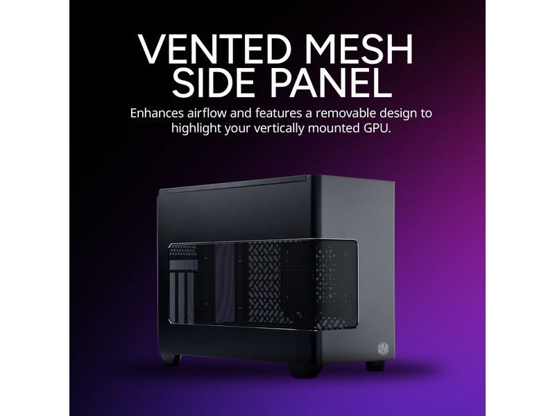 Cooler Master NR200P V3 Mini-ITX PC Case, Top-Mount 240mm|280mm AIO, PCIe 5.0