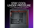 Cooler Master Elite 502 ATX High Airflow Minimalist PC Case, 410mm GPU Max,
