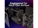 Cooler Master HAF II 500 ATX PC Case, High Airflow Dual 220mm + 180mm Fans,