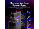 Cooler Master HAF II 500 ATX PC Case, High Airflow Dual 220mm + 180mm Fans,