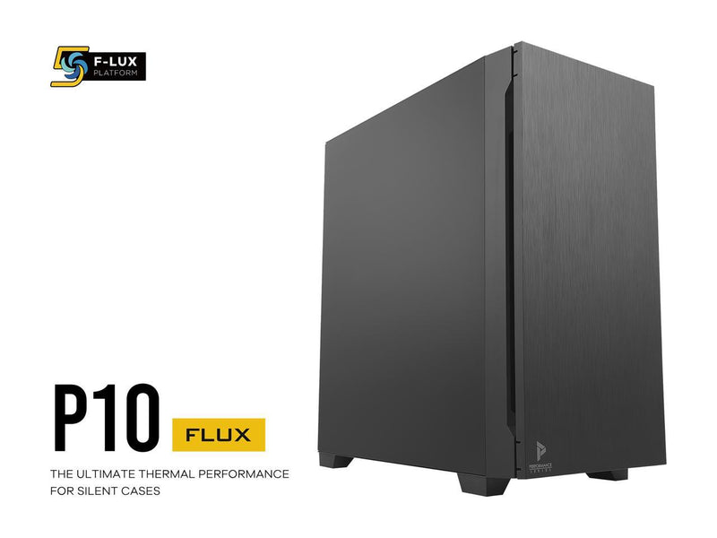 Antec P10 FLUX, F-LUX Platform, 5 x 120mm Fans Included, Reversible &