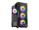 ANTEC AX Series AX61 Elite, High-Airflow Mesh Front Panel, 4 x 120mm ARGB Fans