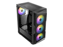 ANTEC AX Series AX61 Elite, High-Airflow Mesh Front Panel, 4 x 120mm ARGB Fans