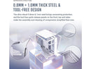 Antec C8 White, Fans not Included, RTX 40 Compatible, Dual-Chamber, tooless