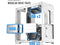 Antec C8 White, Fans not Included, RTX 40 Compatible, Dual-Chamber, tooless