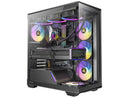 Antec C3 ARGB, 3 x 120mm & 1 x 120mm ARGB PWM Fans Included, Up to 8 Fans