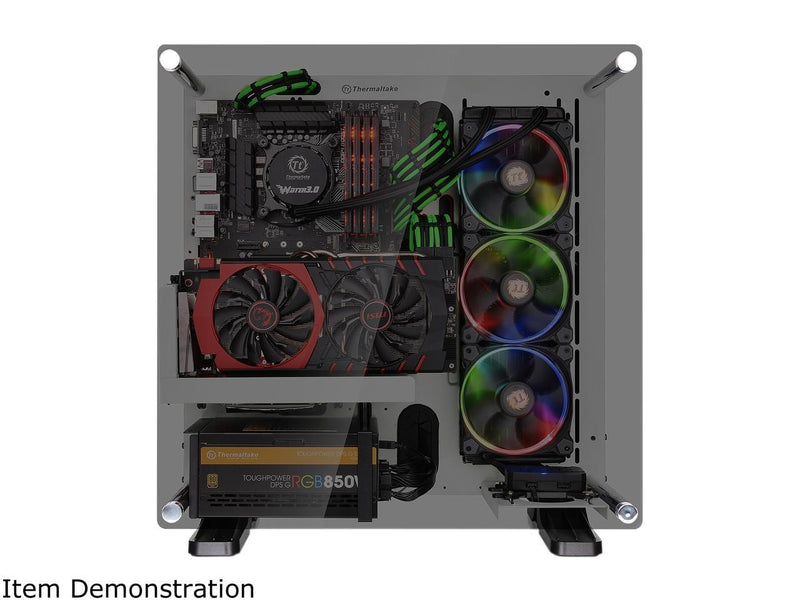 Thermaltake Core P3 ATX Tempered Glass Gaming Computer Case Chassis, Open