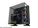 Thermaltake Core P3 ATX Tempered Glass Gaming Computer Case Chassis, Open