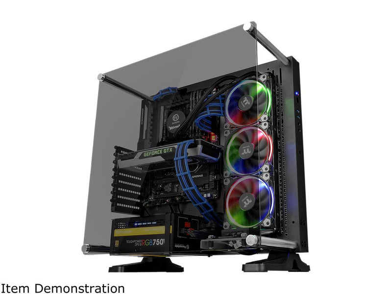 Thermaltake Core P3 ATX Tempered Glass Gaming Computer Case Chassis, Open