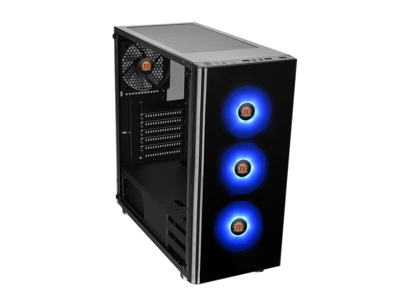 Thermaltake V200 Tempered Glass RGB Edition 12V MB Sync Capable ATX Mid-Tower