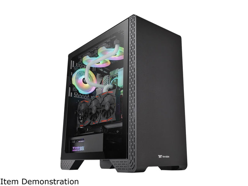 Thermaltake TT Premium S300 TG Black CA-1P5-00M1WN-00 Black SPCC / Tempered