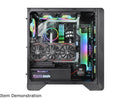 Thermaltake TT Premium S300 TG Black CA-1P5-00M1WN-00 Black SPCC / Tempered